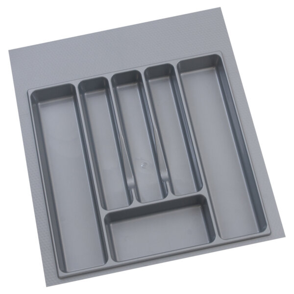 (060380) Лоток для столовых приборов 600 ЕСО серый Vоlpato