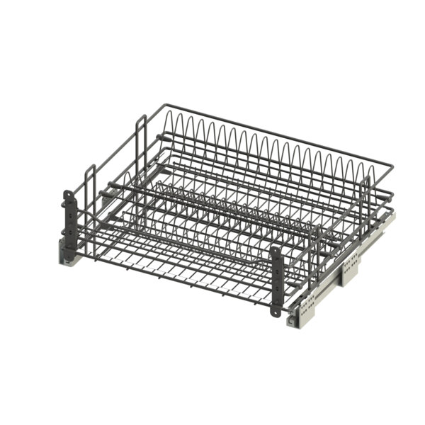 (15.28.03.1.1.1) Посудосушитель выкатной Квадро GTV база 600, с направляющими с довод. (хром)