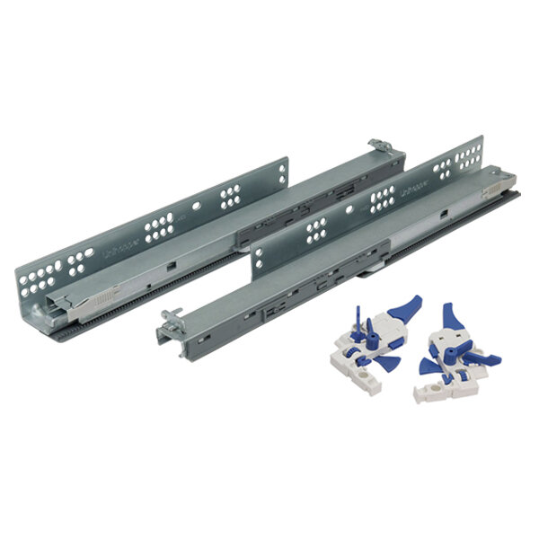 ( 23981) Направляющие для ящ Unihopper Magic Box, 450мм (комплект без фиксаторов) на 50 кг с довод.