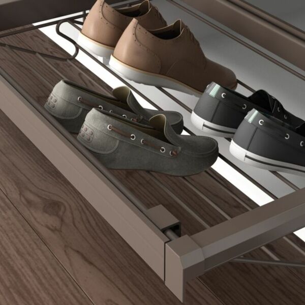 (29090) Unihopper Полка для обуви модуль 600 мм, Mocca, 564*475*180 мм