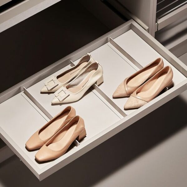 (29608) Unihopper COKA выдвижн. полка для обуви низкая в базу 600 мм, 564 * 443 * 51