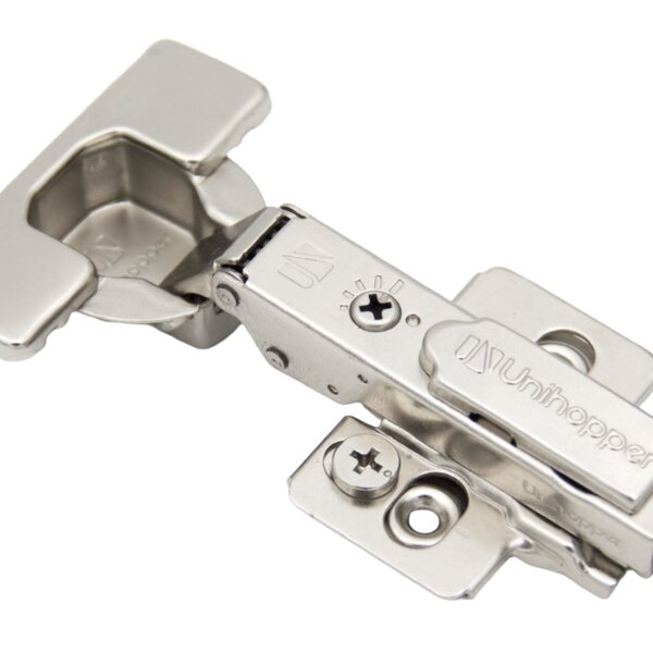 (31570) Петля наклад. Unihopper Hutton 105* H0 3D с регул. довод., никель (+загл чашки)