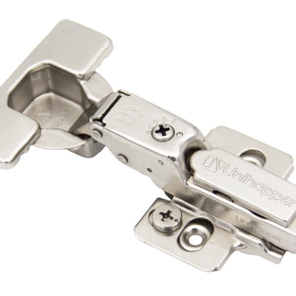 (31571) Петля полунаклад. Unihopper Hutton 3D с регул. доводч., никель(+загл чашки)