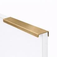 Ручка торцевая GRANDIS L1   600мм, браш латунь