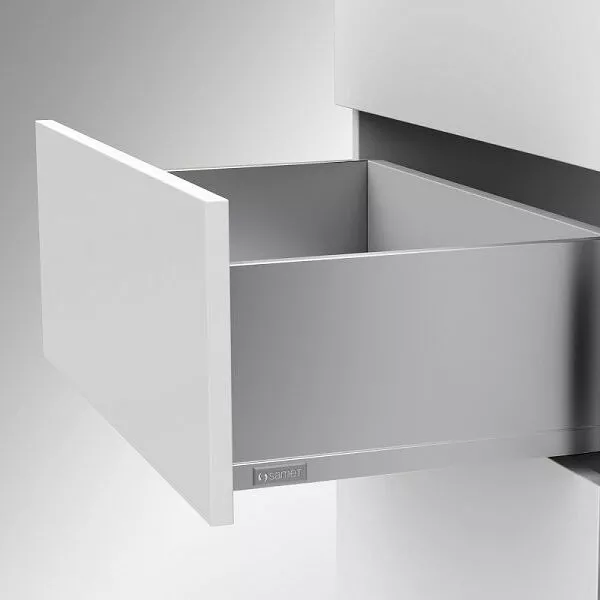 (08810) 500 мм Н144 ящик Flowbox  с доводчиком Антрацит SAMET