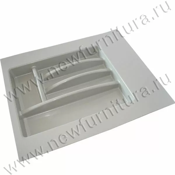 (10079) Лоток FGV Tetrix для стол. приб. в базу 400-450мм(400х495) Silver