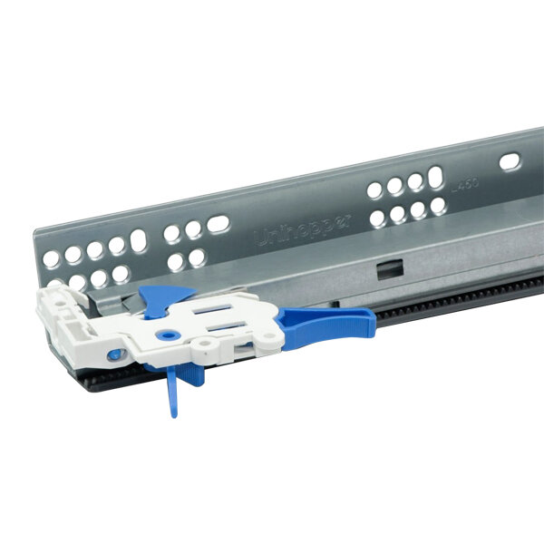 ( 23981) Направляющие для ящ Unihopper Magic Box, 450мм (комплект без фиксаторов) на 50 кг с довод.