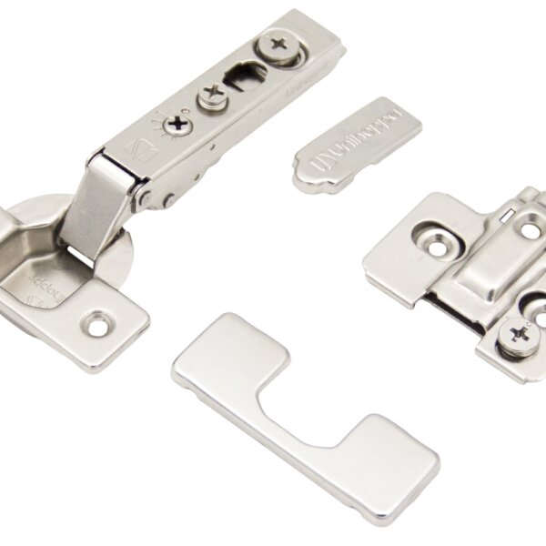 (31570) Петля наклад. Unihopper Hutton 105* H0 3D с регул. довод., никель (+загл чашки)