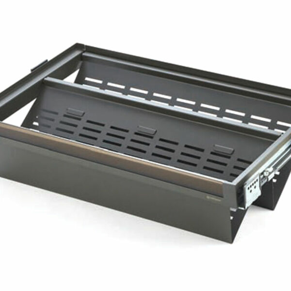 (24522) Unihopper NAKA выдвижн. полка для обуви, стекл. передняя панель, в базу 600 мм, 564 * 443 * 180