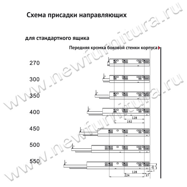 (10309-1) Комплект ящика Unihopper Magic Box H80, 450мм без рейлинга