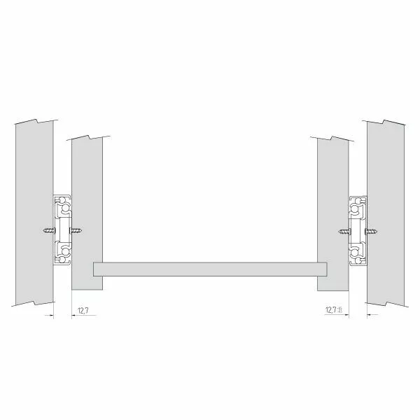 (10489) Шариковые направл. полного выдвиж. FGV 400мм H=45мм