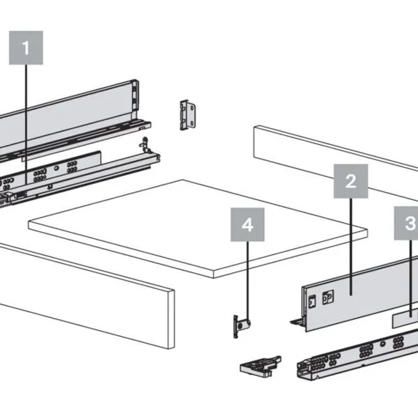 (30246) Комплект ящика Unihopper Magic Box H-80*400 БЕЛЫЙ