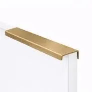 Ручка торцевая GRANDIS L1   600мм, браш латунь