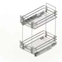 (10.62.03.1.1.1) Бутылочница Квадро GTV 300 с направляющими (хром)